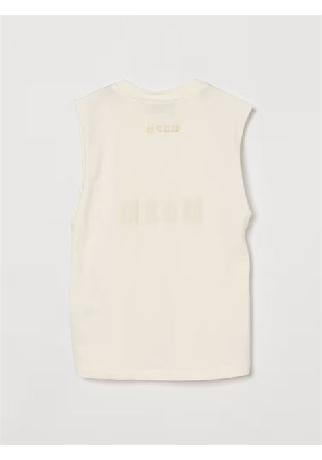 Canotta con logo MSGM KIDS | S6MSJUTH150002